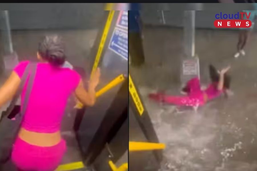 Stepped Off A Bus, Swept Away In Seconds: Viral New York Flood Video Sparks Shock