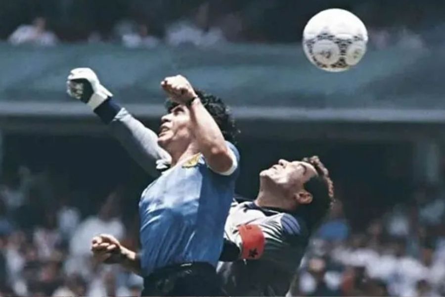 Diego Maradona’s ‘Hand of God’ Ball Heads to Auction with $2.5 Million Starting Price