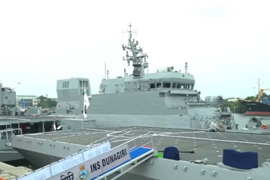 PM Modi Commissions Three Indigenous Indian Navy Platforms in Kolkata on Yoga Day
