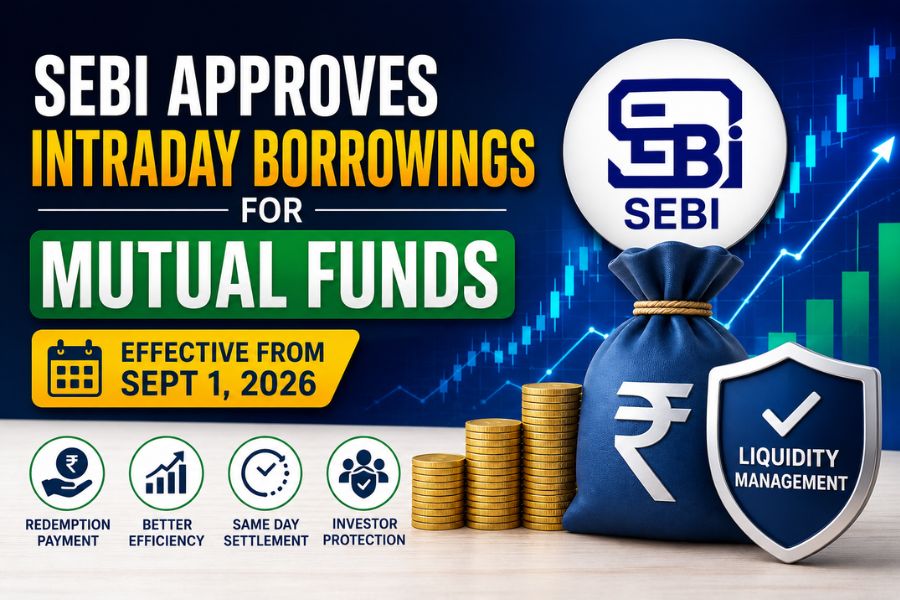 SEBI Expands Intraday Borrowing Rules for Mutual Funds, New Framework Effective September 1