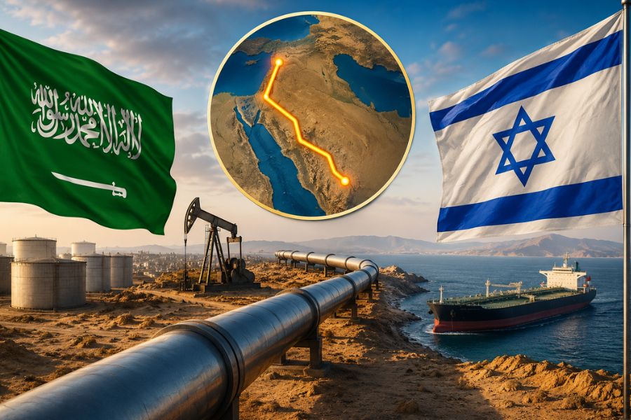 Saudi Arabia May Turn to Historic Israel-Iran Oil Pipeline as Hormuz Risks Grow