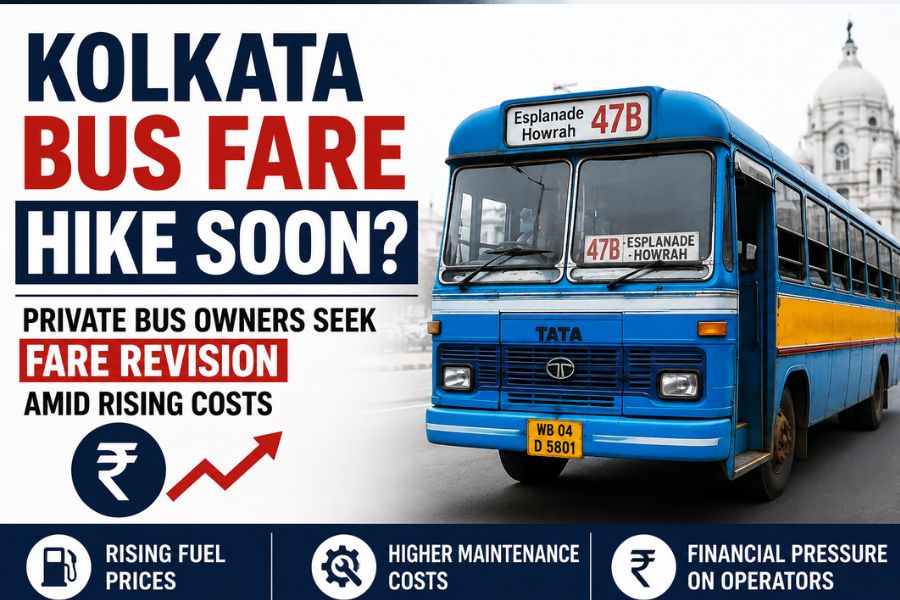 Kolkata Private Bus Operators Seek Fare Revision Amid Rising Operating Costs