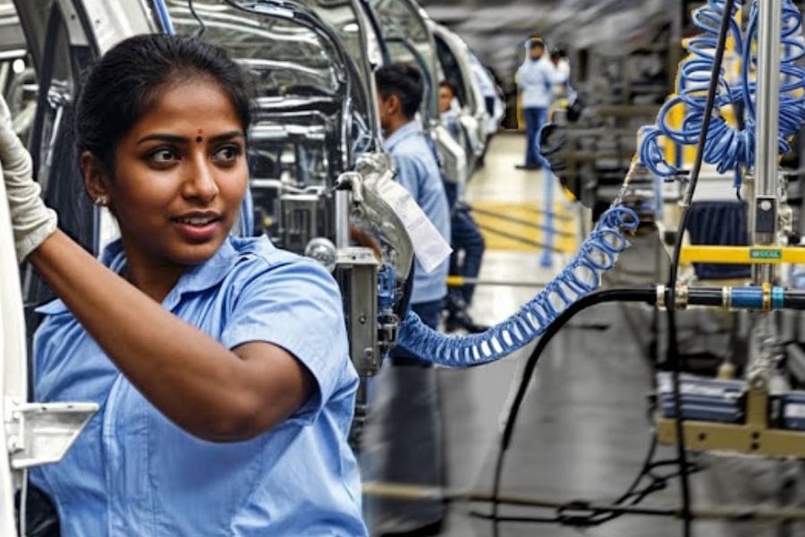 India’s Factory Growth Slows in July but Remains Ahead of Several Asian Peers