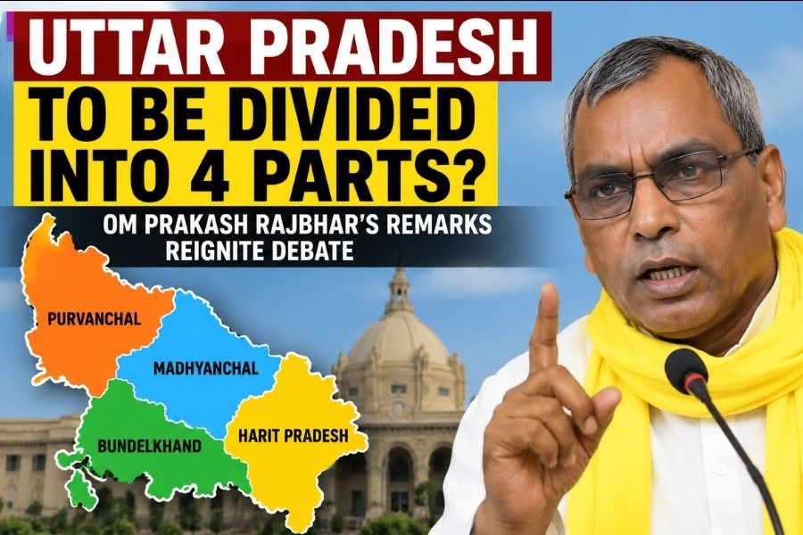 Uttar Pradesh to Be Divided Into Four States? Om Prakash Rajbhar’s Remark Revives Old Debate