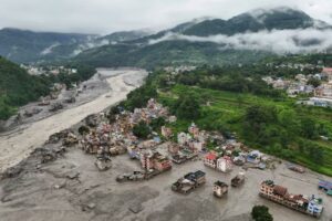 ‘Worse Than War’: Aerial View Reveals Devastation Across Nepal’s Trishuli River Valley
