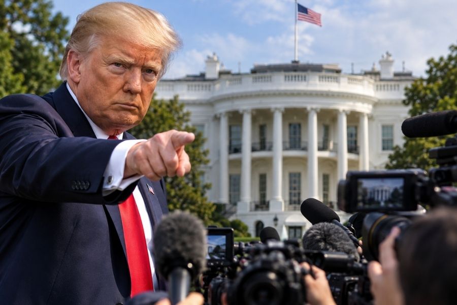 Trump Bans CNN, MS NOW and Politico From White House, Reporters Denied Access