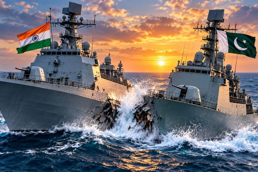 Indian and Pakistani Naval Units Collide in International Waters, Delhi Summons Pakistan Diplomat